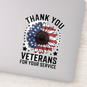 Thank You Veterans Sunflower Military Veterans Day
