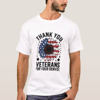 Thank You Veterans Sunflower Military Veterans Day
