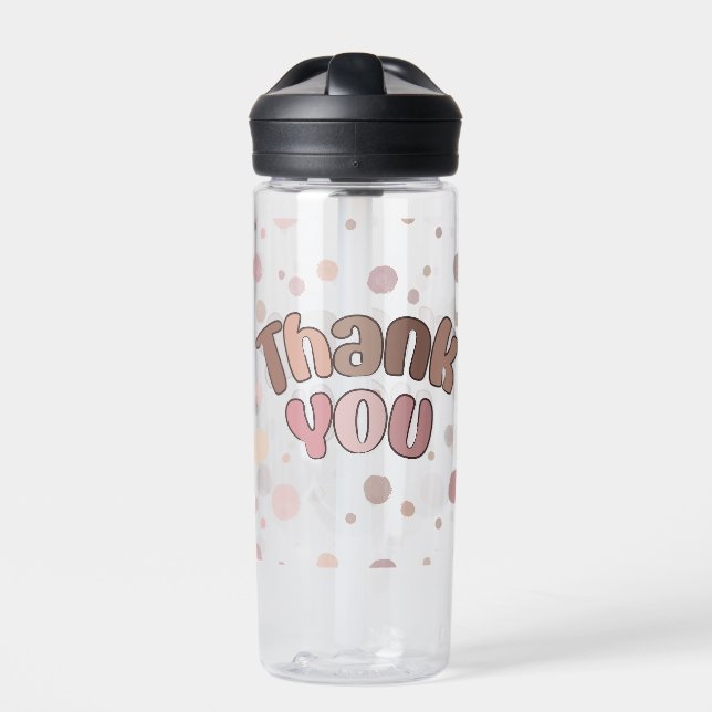 Thank you  water bottle (Front)