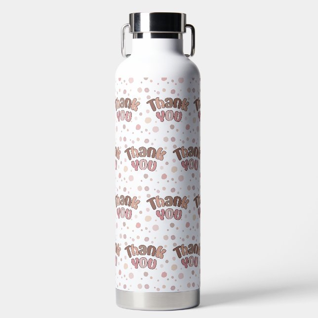 Thank you  water bottle (Front)