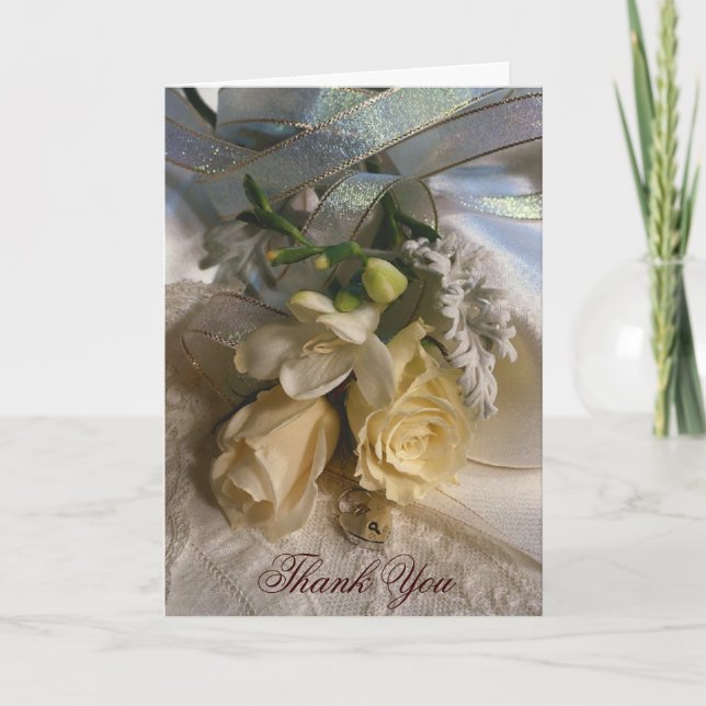Thank You Wedding Card (Front)