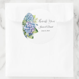 Thank You Wedding Favor Stickers