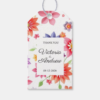Thank you Wedding Favor Tags