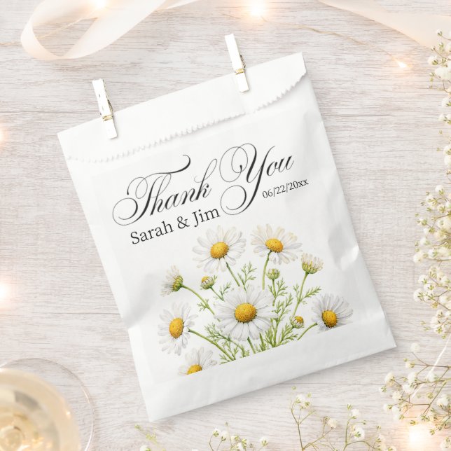 Thank you Wedding favour bags (Clipped)