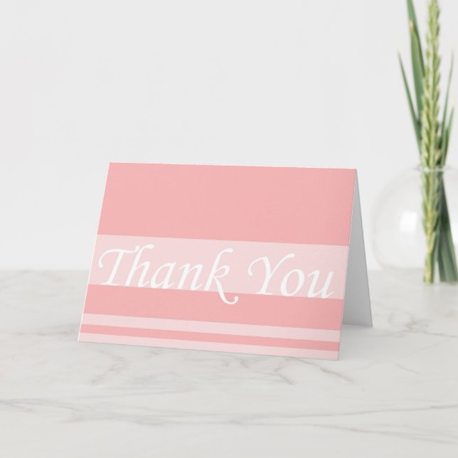 Thank You Wedding Gift Acknowledgement Blank Insid (Front)