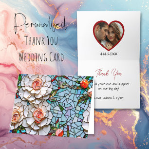 Thank You   Wedding Personalized Card