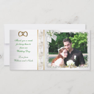 Thank you Wedding Photo Card