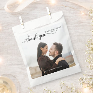 Thank You Wedding Photo Favour Bag