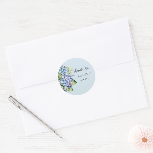 Thank You Wedding Stickers (Envelope)