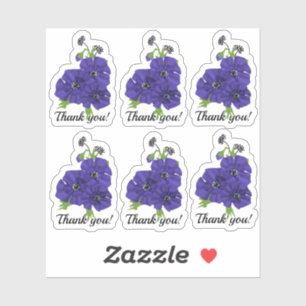 Thank you!Wedding stickers, flower stickers