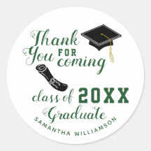 Thank You White and Green Class of 2025 Graduate