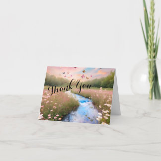 Thank You Wildflowers Card