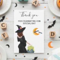 Thank you Witch Baby Shower Halloween