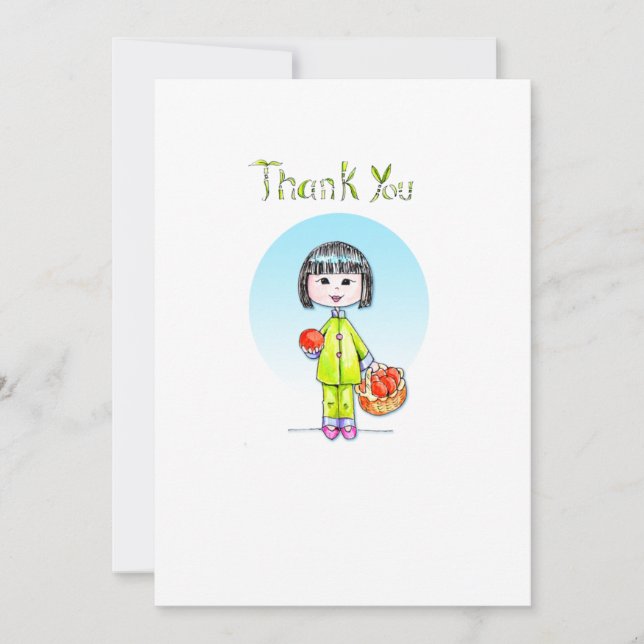 Thank You with Good Luck Card (Front)