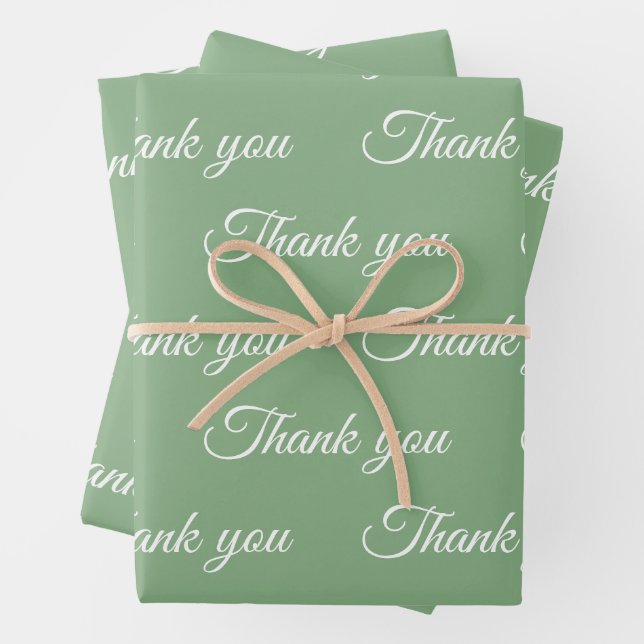 Thank you Wrapping paper  (In situ)