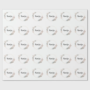 Thank you  wrapping paper