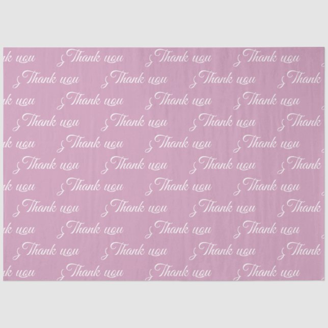 Thank you Wrapping paper  (Front)