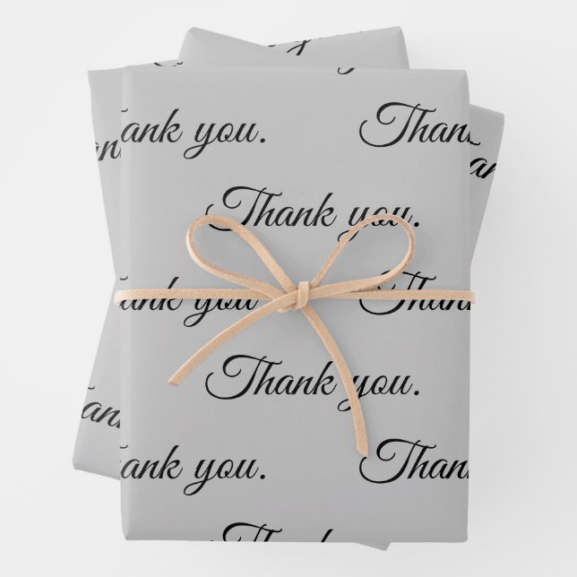 Thank you Wrapping paper (In situ)