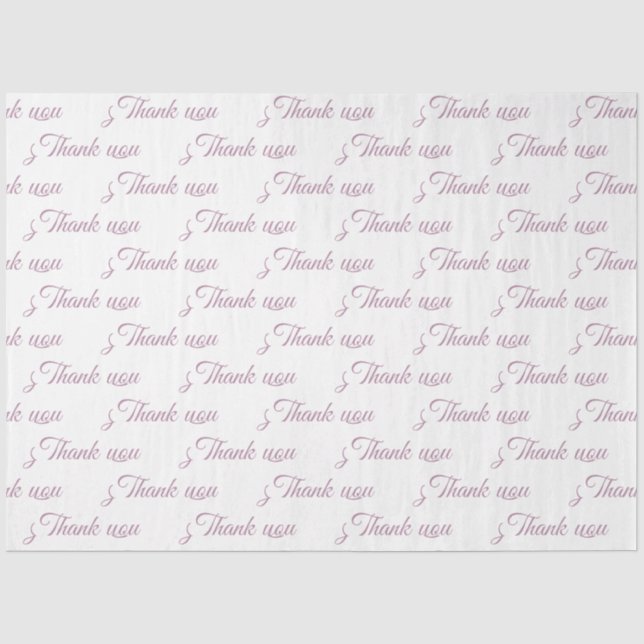 Thank you Wrapping paper  (Front)