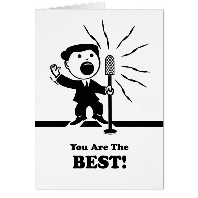Thank You, You are the Best! Retro Announcer (Front)