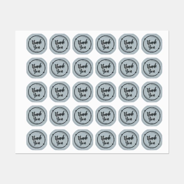 Thank you, your business is our happiness sticker. (Sheet)