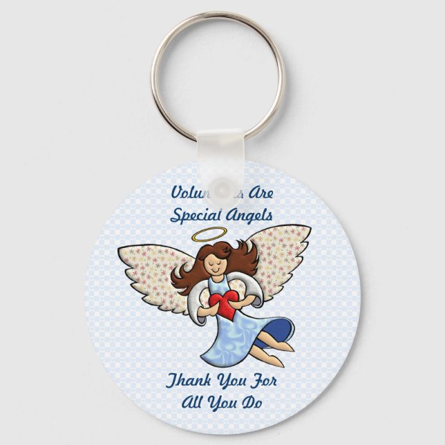 Thank You! You're An Angel! Keychain (Front)
