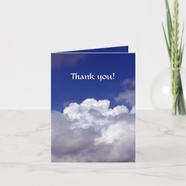 Thank You! You're an Angel! Thank You Card (Front)