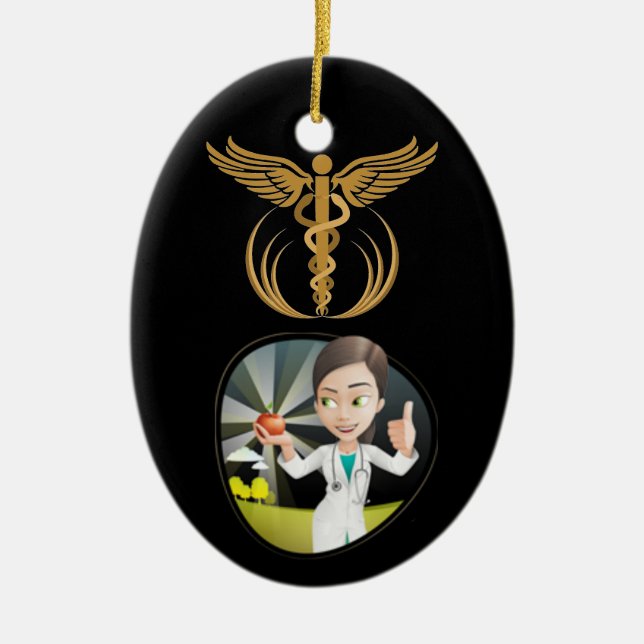 Thank Your Doctor - SRF Ceramic Ornament (Front)