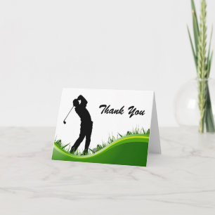 Thank Your Man Golf Birthday You Card