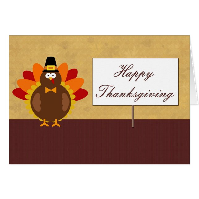 Thankesgiving Tom Turkey (Devant horizontal)