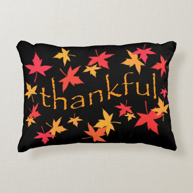 Thankful Accent Pillow (Front)