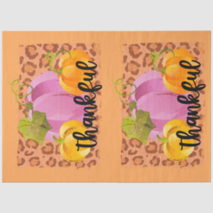 Thankful Autumn Customize Colour Tissue Paper