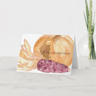 Thankful - Autumn Thank You Card