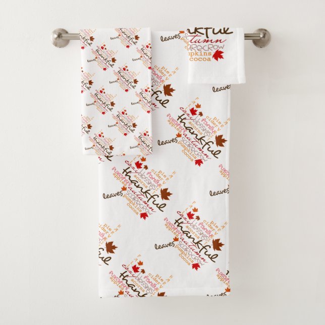 Thankful Bath Towel Set (Insitu)