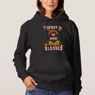 Thankful Blessed 23 US Maple November Thanksgiving Hoodie