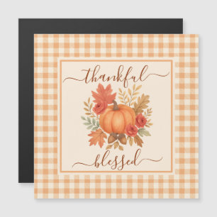 Thankful & Blessed Pumpkin   Fall Thanksgiving 