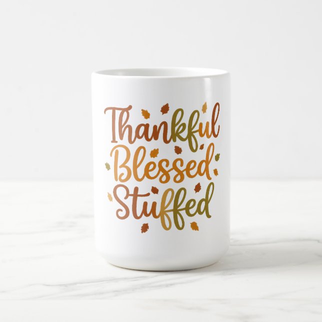 Thankful Blessed Stuffed Coffee Mug (Centre)