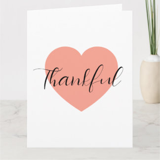 Thankful  card