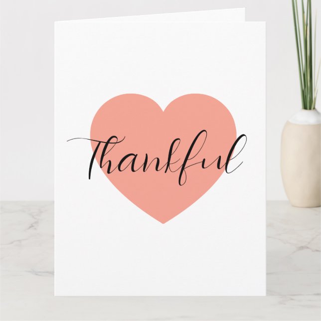 Thankful  card (Front)