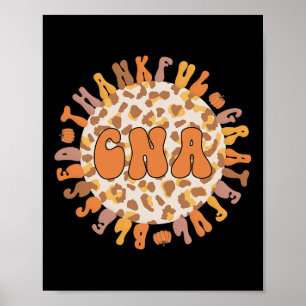Thankful Certified Nursing Assistant Thanksgiving Poster