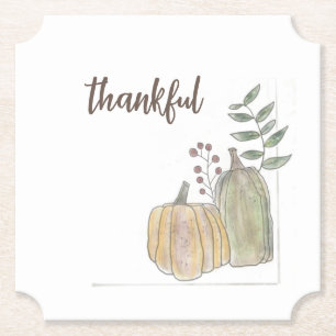 Thankful Coasters - Ticket Style