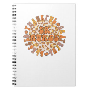 Thankful Emergency Nurse Thanksgiving ER Nurse  Notebook