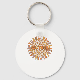 Thankful ER Tech Thanksgiving Emergency Room Tech Keychain