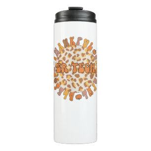 Thankful ER Tech Thanksgiving Emergency Room Tech Thermal Tumbler