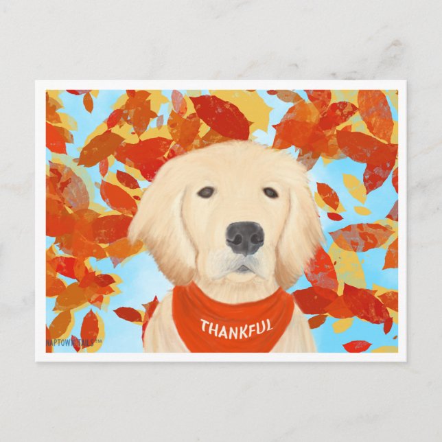 Thankful - Falling Into My Life Postcard (Front)