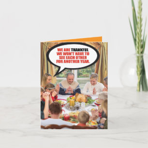 Thankful Family Thanksgiving Card