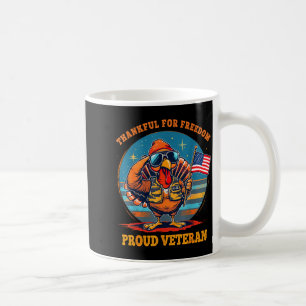 Thankful For Dom – Proud American Veteran Thanksgi Coffee Mug