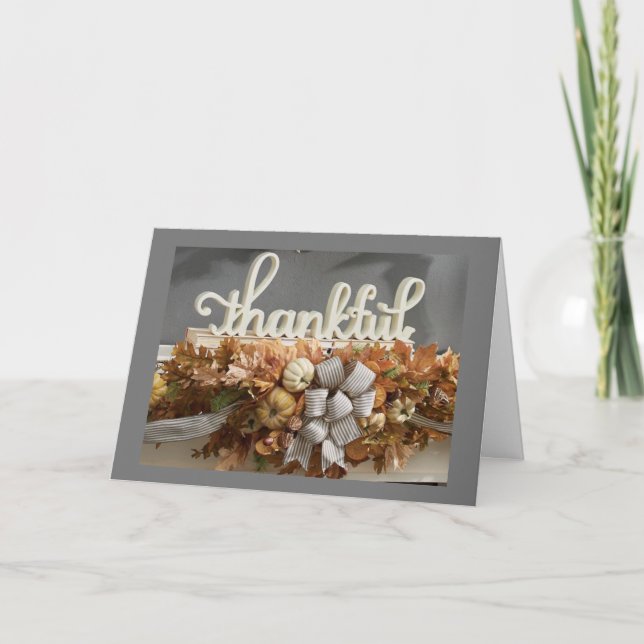 THANKFUL FOR **MY SISTER** AT THANKSGIVING CARD (Front)