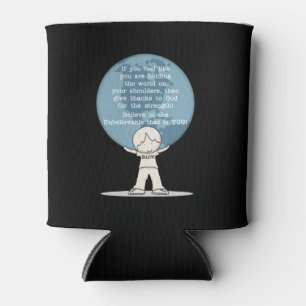 Thankful for Strength Can Cooler