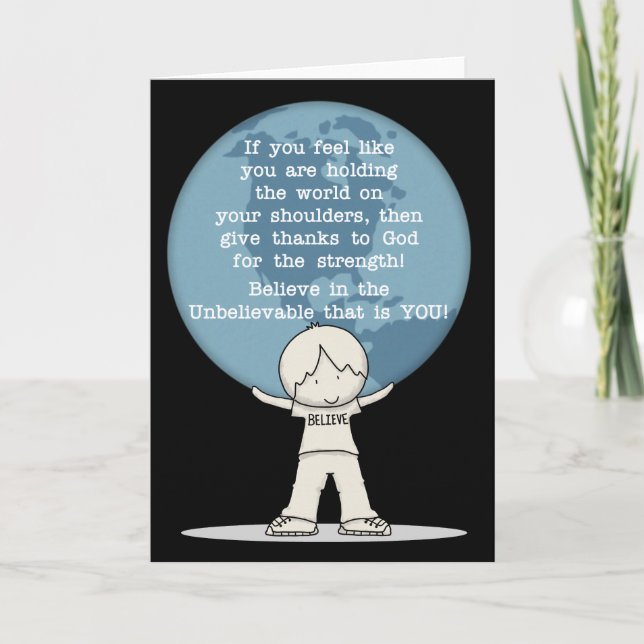 Thankful for Strength Card (Front)